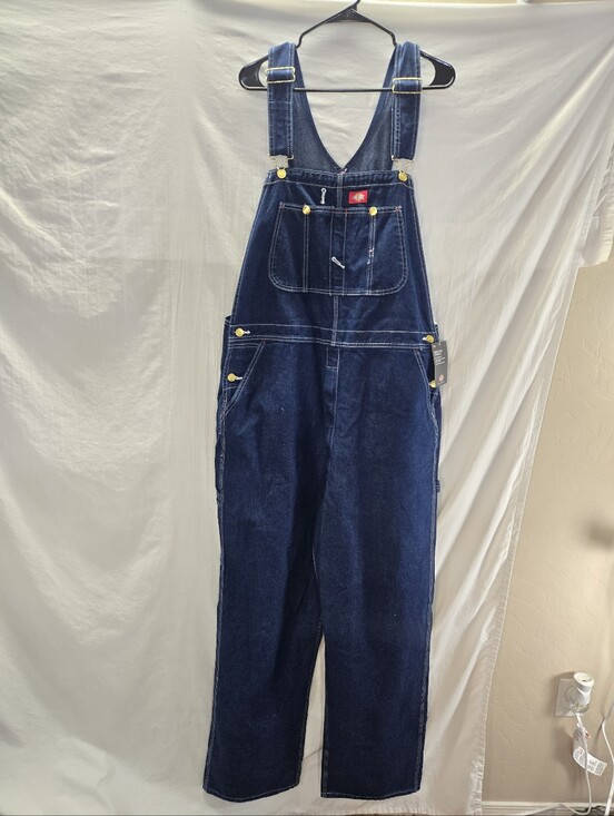 Dickies Other - Dickies Men's Denim Bib Overalls 38x34 Blue New with Tags
